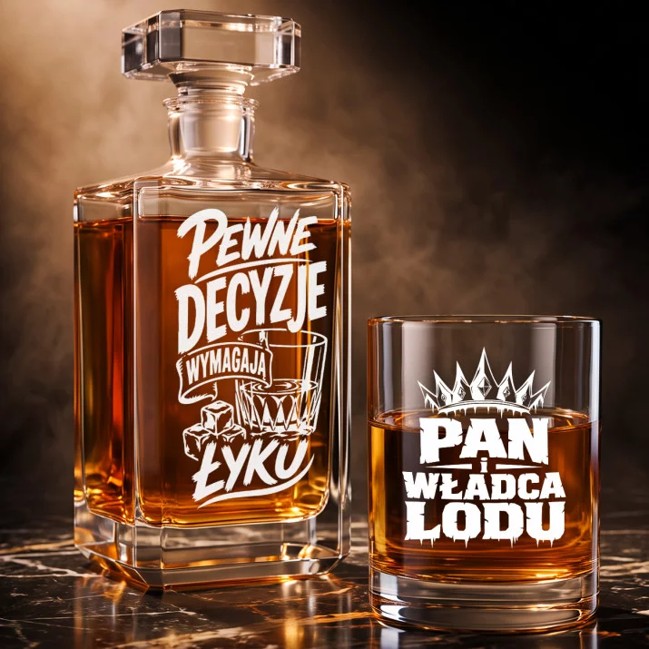 Zestaw Do Whisky Na Nowy Rok Prezent Dla Mężczyzny: Humor Przed Decyzją
