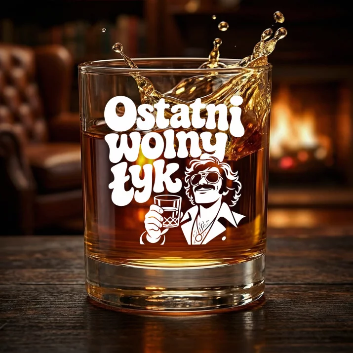 Szklanka Do Whisky Na Kawalerski Prezent Dla Mężczyzny: Ostatni Wolny Łyk