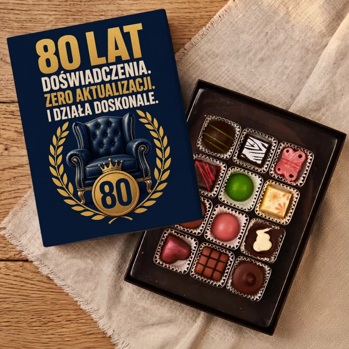 Czekoladki Na 80 Urodziny Prezent Dla Mężczyzny: 80 Lat Bez Aktualizacji