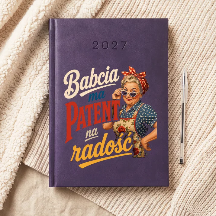 Kalendarz Książkowy A5 2027 Na Dzień Babci Prezent Dla Babci Kobiety: Babciowy Patent Kalendarz Książkowy A5 2027 Na Dzień Babci Prezent Dla Babci Kobiety: Babciowy Patent