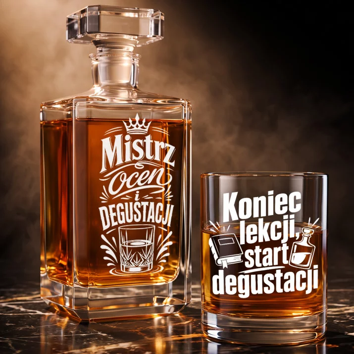 Zestaw Do Whisky Na Dzień Nauczyciela Prezent Dla Nauczyciela Mężczyzny: Szkolny Smak Humoru
