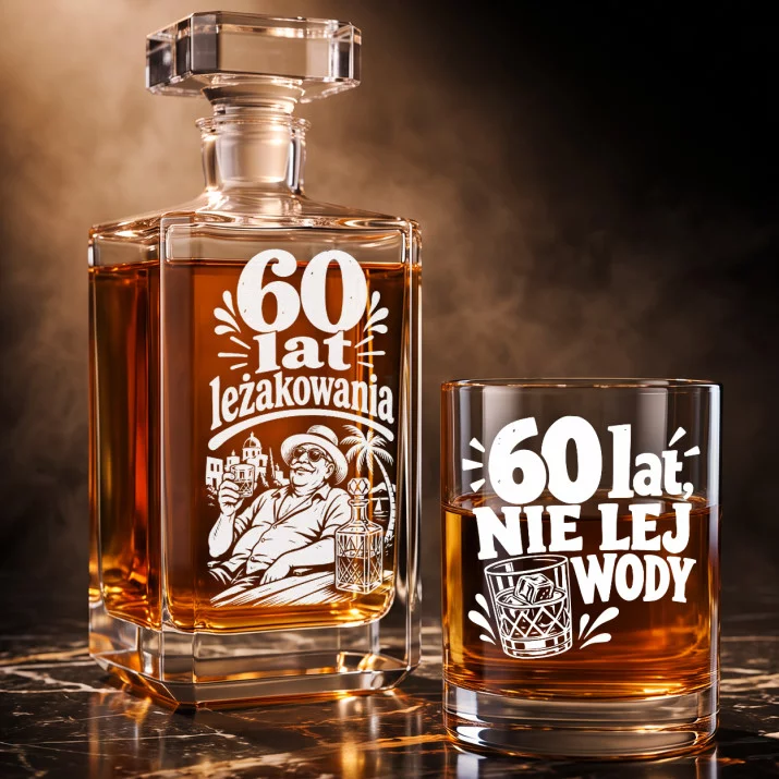 Zestaw Do Whisky Dla Mężczyzny 60 Lat Prezent Na 60 Urodziny Dla Mężczyzny: 60 Lat Leżakowania