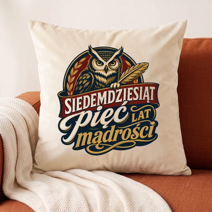 Poduszka Dekoracyjna Dla 75 Latka Prezent Na 75 Urodziny Dla Mężczyzny: Dojrzały Szyk Poduszka Dekoracyjna Dla 75 Latka Prezent Na 75 Urodziny Dla Mężczyzny: Dojrzały Szyk