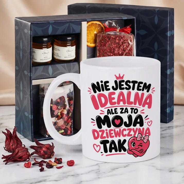 Zestaw Prezenowy Z Kubkiem Dla Partnerki Na Walentynki: Moja Dziewczyna Idealna