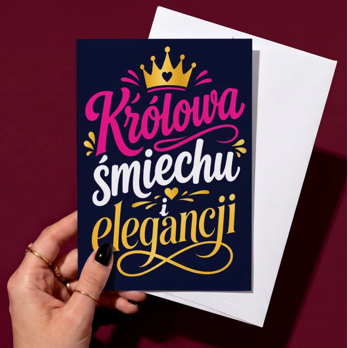 Kartka z Życzeniami Na 70 Urodziny Dla 70 Latki Kobiety: Rozbawiona Dama Kartka z Życzeniami Na 70 Urodziny Dla 70 Latki Kobiety: Rozbawiona Dama