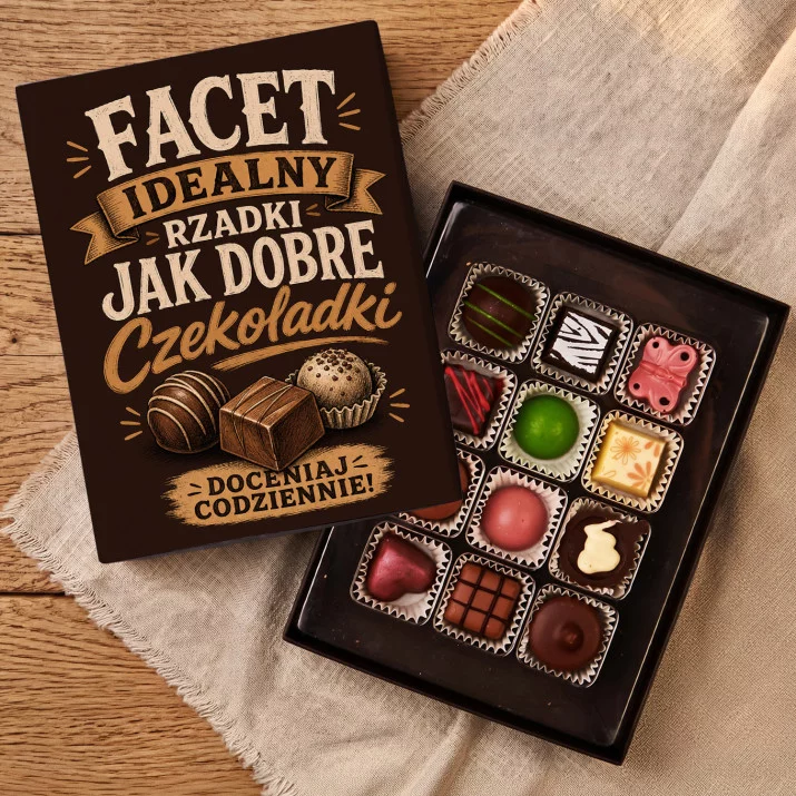 Czekoladki Na Dzień Chłopaka Prezent Dla Chłopaka Mężczyzny: Facet Idealny Czekoladki Czekoladki Na Dzień Chłopaka Prezent Dla Chłopaka Mężczyzny: Facet Idealny Czekoladki