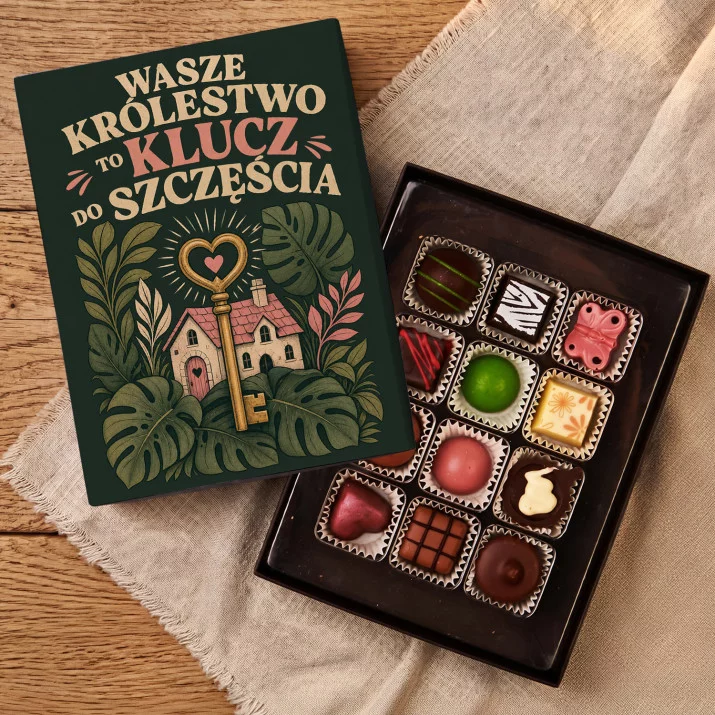 Czekoladki Na Nowe Mieszkanie Prezent : Klucz Do Szczęścia Czekoladki Na Nowe Mieszkanie Prezent : Klucz Do Szczęścia