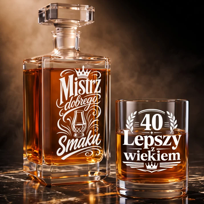 Zestaw Do Whisky Na 40 Urodziny Prezent Dla Mężczyzny: Męska Klasyka Zestaw Do Whisky Na 40 Urodziny Prezent Dla Mężczyzny: Męska Klasyka