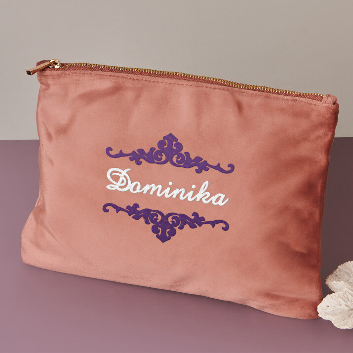 Imię elegant - Kosmetyczka welurowa