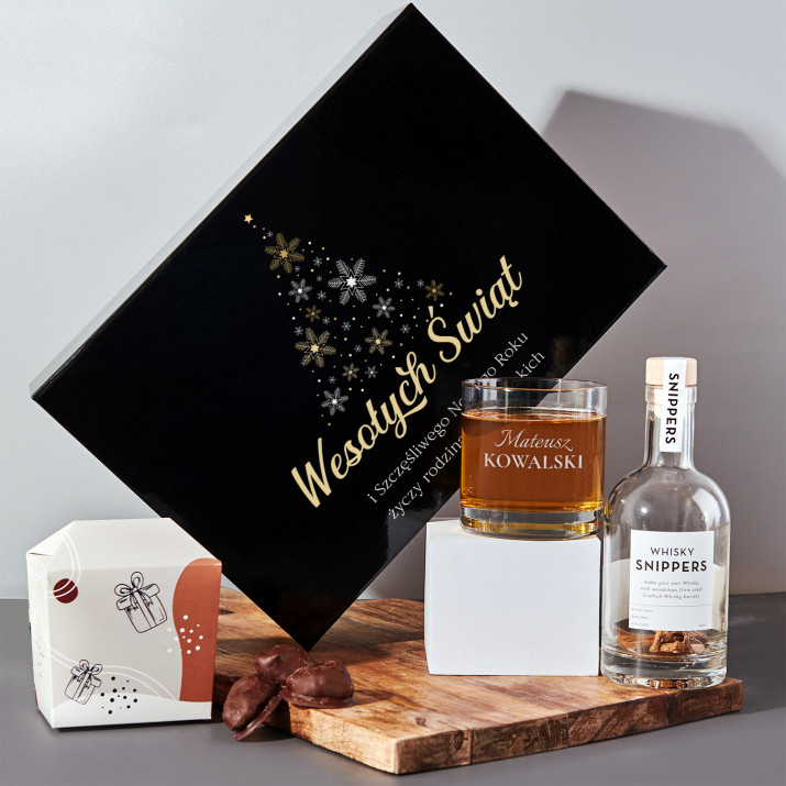 Imię i nazwisko - Zestaw prezentowy dla wielbiciela whisky