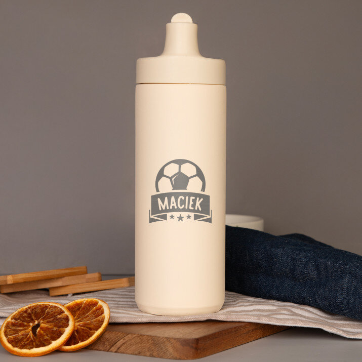  imię piłka nożna - Bidon termiczny 500 ml