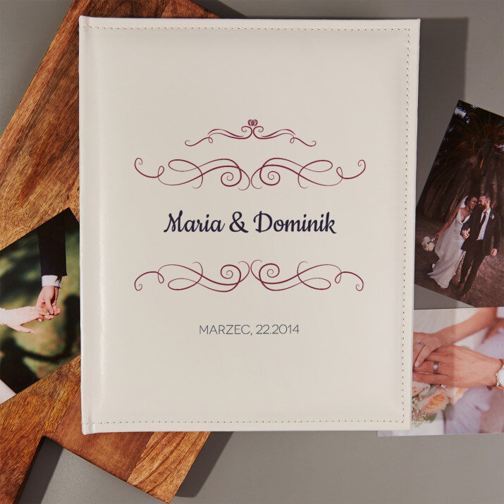 Imiona + data - Personalizowany Album na zdjęcia