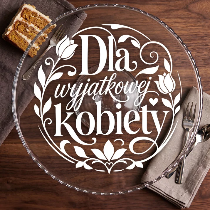 Patera Na Ciasto Na Dzień Kobiet Prezent Dla Kobiety Kobiety: Wyjątkowa Kobiecość Patera Na Ciasto Na Dzień Kobiet Prezent Dla Kobiety Kobiety: Wyjątkowa Kobiecość