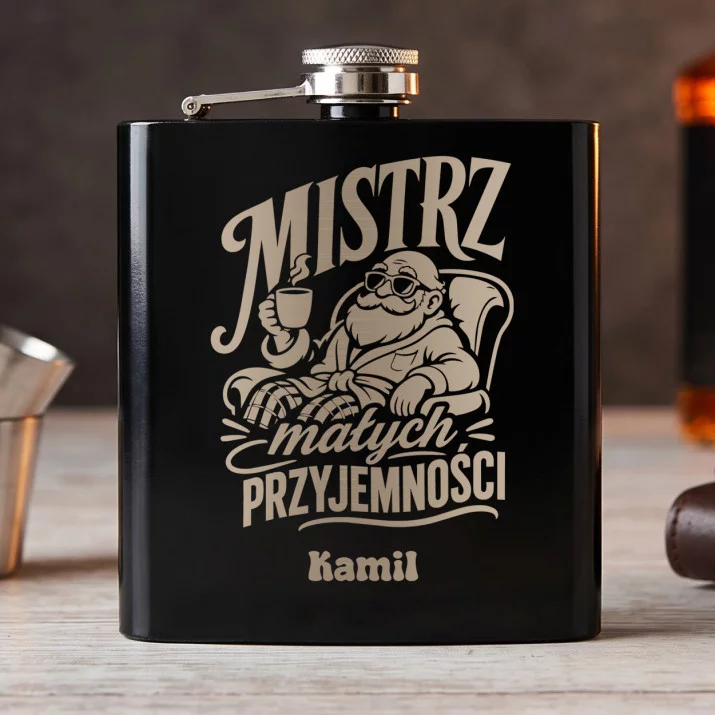 Piersiówka Z Grawerem Dla Starszego Mężczyzny Prezent Dla Mężczyzny: Elegancki Dowcip Piersiówka Z Grawerem Dla Starszego Mężczyzny Prezent Dla Mężczyzny: Elegancki Dowcip