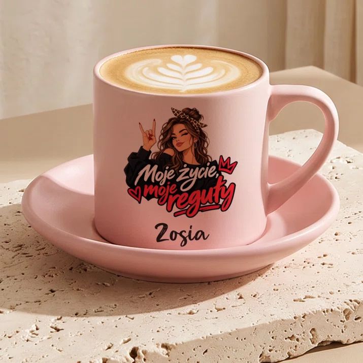 Filiżanka Personalizowana Na Święta Prezent Dla Kobiety: Moje Życie, Moje Reguły Filiżanka Personalizowana Na Święta Prezent Dla Kobiety: Moje Życie, Moje Reguły