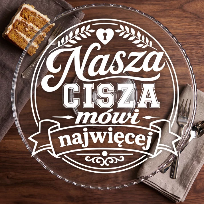 Patera Na Ciasto Dla Dwojga Prezent Dla Pary: Cicha Bliskość Patera Na Ciasto Dla Dwojga Prezent Dla Pary: Cicha Bliskość