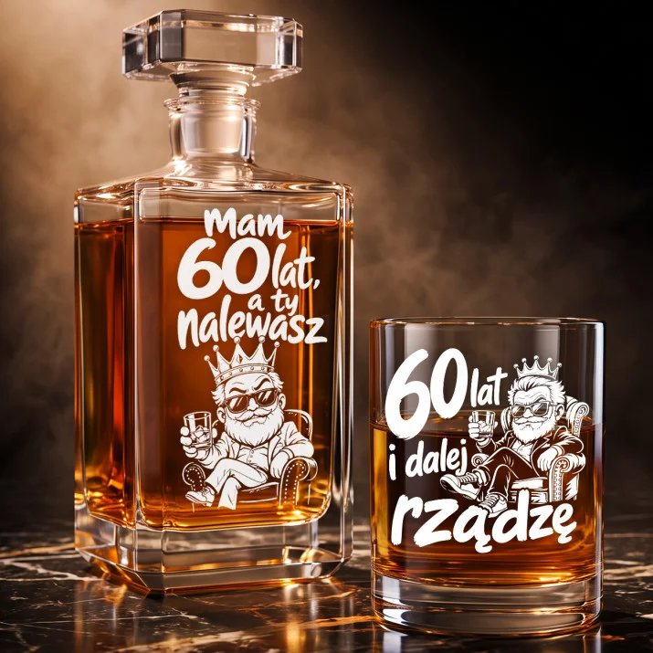 Zestaw Do Whisky Na 60 Urodziny Prezent Dla Mężczyzny: Mam 60 Lat, A Ty Nalewasz Zestaw Do Whisky Na 60 Urodziny Prezent Dla Mężczyzny: Mam 60 Lat, A Ty Nalewasz