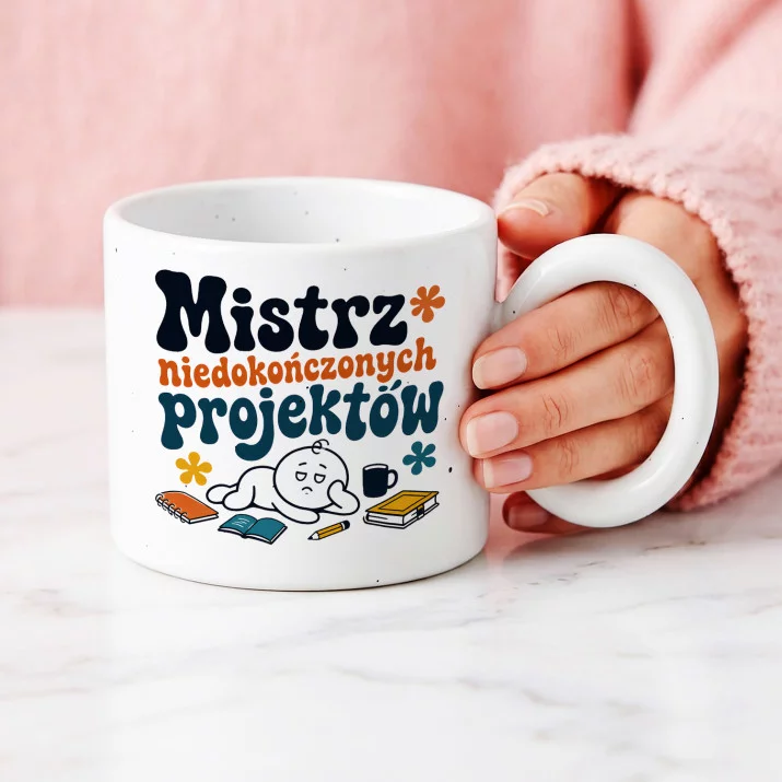 Kubek Z Okrągłym Uchem Dla Mężczyzny Prezent Dla Mężczyzny: Ironiczny Majster