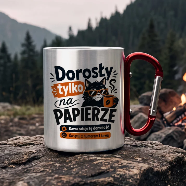 Kubek Metalowy z Karabińczykiem Dla 19 Latka Prezent Dla Mężczyzny: Żartobliwa Dorosłość Kubek Metalowy z Karabińczykiem Dla 19 Latka Prezent Dla Mężczyzny: Żartobliwa Dorosłość