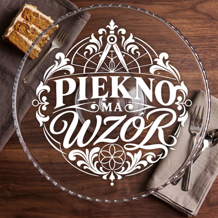 Patera Na Ciasto Dla Matematyczki Prezent Dla Kobiety: Wzór Na Piękno Patera Na Ciasto Dla Matematyczki Prezent Dla Kobiety: Wzór Na Piękno