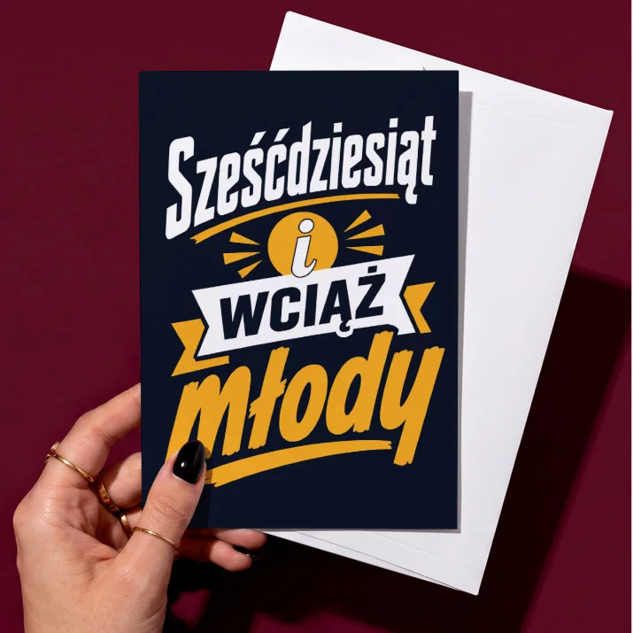 Kartka z Życzeniami Na 60 Lat Dla 60 Latka Mężczyzny: Szykowny Humor Męski
