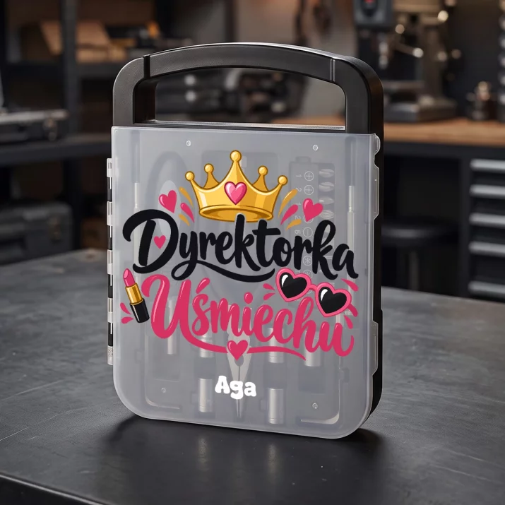 Zestaw Narzędzi Na Dzień Dziewczyny Prezent Dla Kobiety: Dyrektorka Uśmiechu Zestaw Narzędzi Na Dzień Dziewczyny Prezent Dla Kobiety: Dyrektorka Uśmiechu