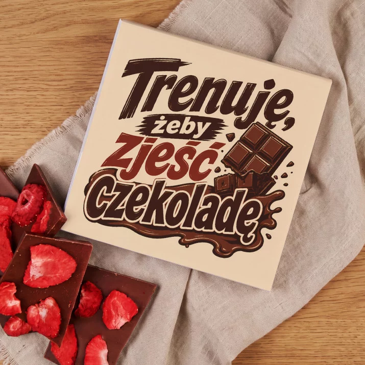 Czekolada Z Truskawkami Dla Trenera Personalnego Prezent Dla Mężczyzny: Słodki Siłacz Czekolada Z Truskawkami Dla Trenera Personalnego Prezent Dla Mężczyzny: Słodki Siłacz