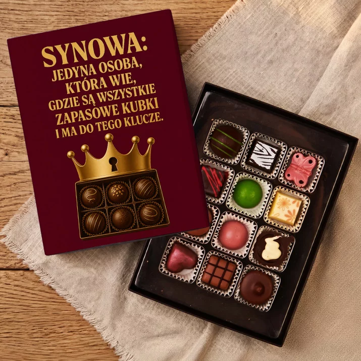 Czekoladki Dla Synowej Prezent Dla Kobiety: Synowa: Zapasowe Kubki Czekoladki Dla Synowej Prezent Dla Kobiety: Synowa: Zapasowe Kubki