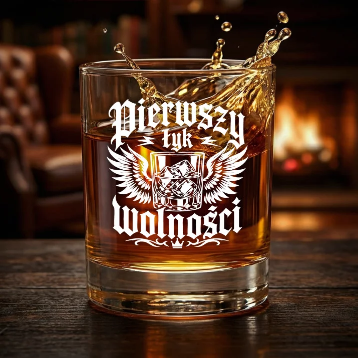 Szklanka Do Whisky Na 18 Urodziny Prezent Dla Mężczyzny: Pierwszy Łyk Wolności