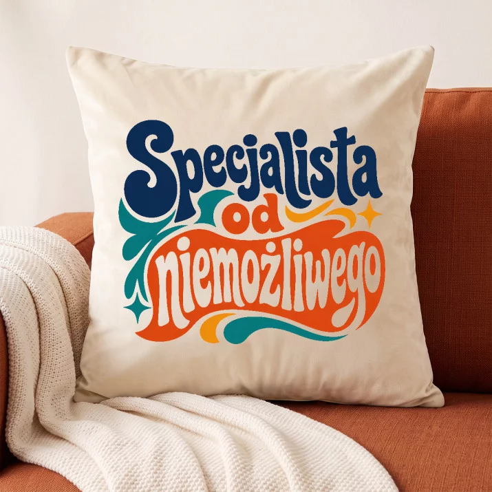 Poduszka Dekoracyjna Dla Pracownika Prezent Dla Mężczyzny: Retro Biurowy Luz Poduszka Dekoracyjna Dla Pracownika Prezent Dla Mężczyzny: Retro Biurowy Luz
