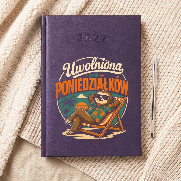 Kalendarz Książkowy A5 2027 Dla Koleżanki Odchodzącej Z Pracy Prezent Dla Kobiety: Suchy Humor Biurowy