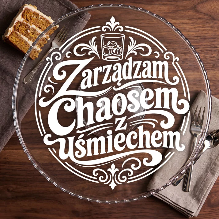 Patera Na Ciasto Dla Szefowej Prezent Dla Kobiety: Szefowa Z Humorem Patera Na Ciasto Dla Szefowej Prezent Dla Kobiety: Szefowa Z Humorem