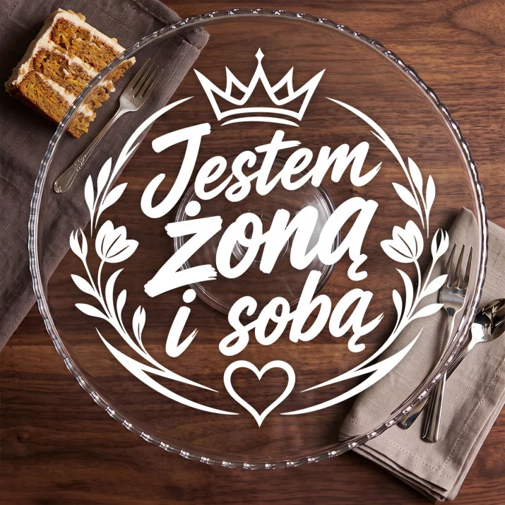 Patera Na Ciasto Na Pierwszą Rocznicę Ślubu Prezent Na Walentynki Dla Kobiety: Małżeńska Pewność Patera Na Ciasto Na Pierwszą Rocznicę Ślubu Prezent Na Walentynki Dla Kobiety: Małżeńska Pewność
