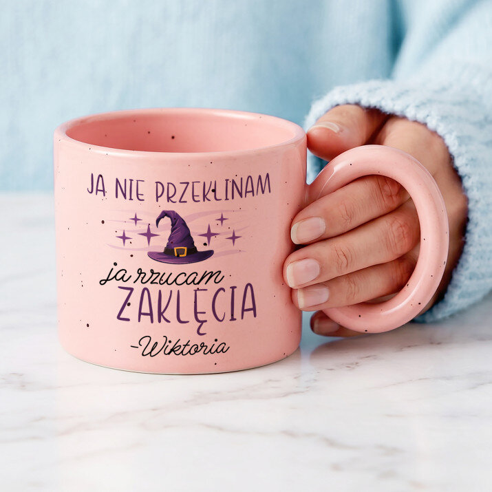 Ja nie przeklinam - Kubek z okrągłym uchem
