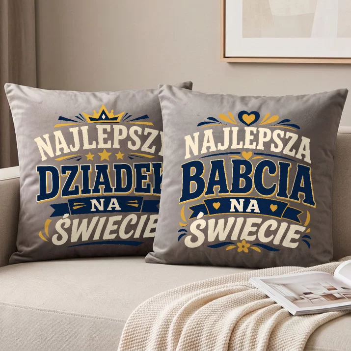 Poduszki Dekoracyjne Dla Dziadków Prezent Na Dzień Babci i Dziadka Dla Pary: Dla Kochanych Dziadków Poduszki Dekoracyjne Dla Dziadków Prezent Na Dzień Babci i Dziadka Dla Pary: Dla Kochanych Dziadków