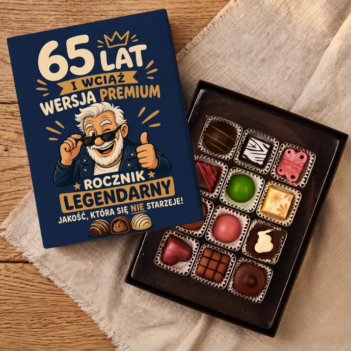 Czekoladki Dla 65 Latka Prezent Na 65 Urodziny Dla Mężczyzny: Rocznik 65 – Premium Czekoladki Dla 65 Latka Prezent Na 65 Urodziny Dla Mężczyzny: Rocznik 65 – Premium