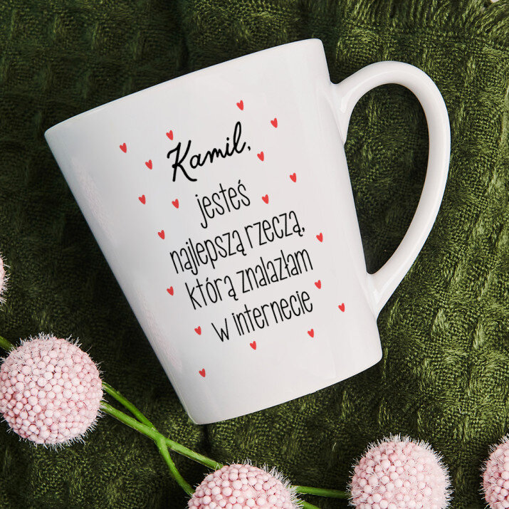 Jesteś najlepszą rzeczą - Personalizowany Kubek