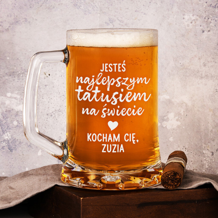 Jesteś najlepszym tatusiem - Personalizowany Kufel
