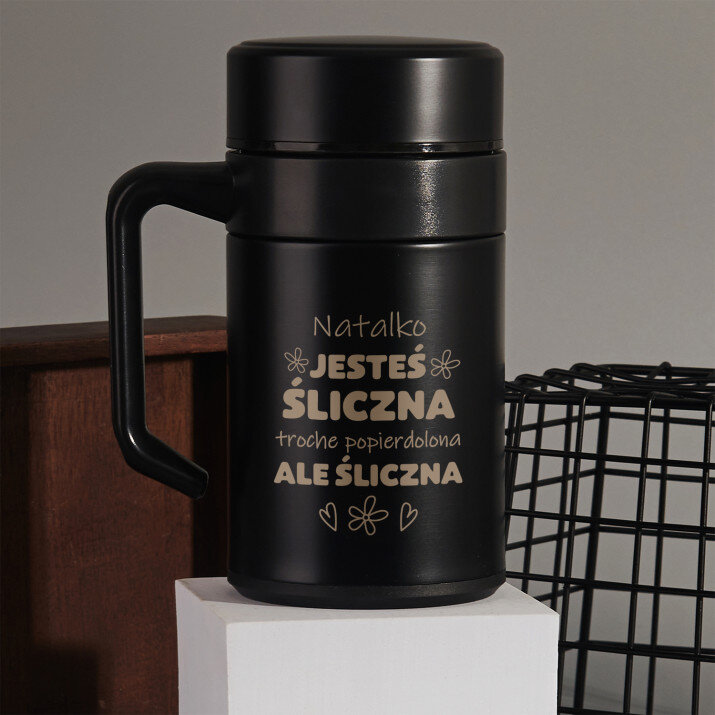 Jesteś śliczna - Kubek termiczny 400 ml