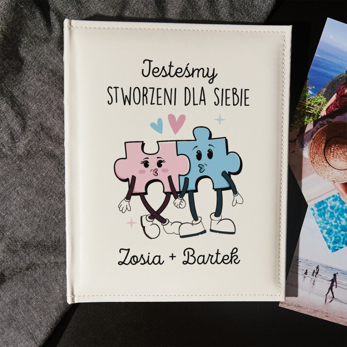 Jesteśmy stworzeni dla siebie - Personalizowany Album na zdjęcia