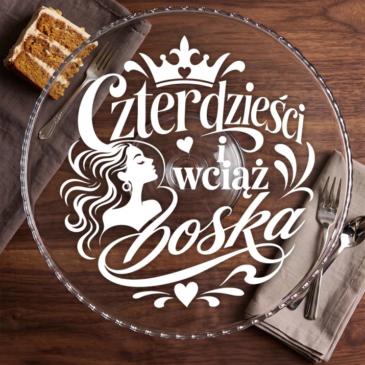 Patera Na Ciasto Na 40 Prezent Na 40 Urodziny Dla Kobiety: Czterdziestka Z Humorem