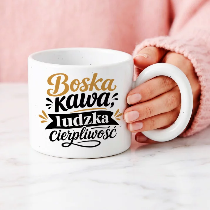 Kubek Z Okrągłym Uchem Dla Siostry Zakonnej Prezent Dla Kobiety: Kawa I Powołanie Kubek Z Okrągłym Uchem Dla Siostry Zakonnej Prezent Dla Kobiety: Kawa I Powołanie