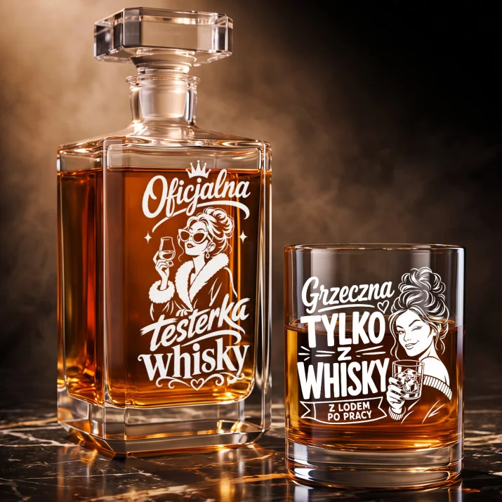 Zestaw Do Whisky Na Święta Bożego Narodzenia Prezent Dla Kobiety: Wieczór Testerek Whisky