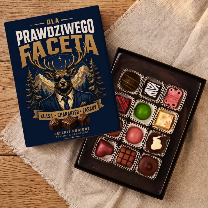 Czekoladki Na Święta Prezent Dla Mężczyzny: Dla Prawdziwego Faceta Czekoladki Na Święta Prezent Dla Mężczyzny: Dla Prawdziwego Faceta