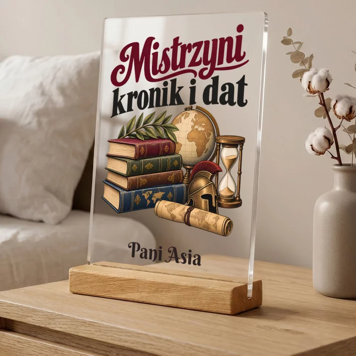 Druk Na Szkle Dla Nauczycielki Historii Prezent Na Dzień Nauczyciela Dla Kobiety: Mistrzyni Kronik I Dat Druk Na Szkle Dla Nauczycielki Historii Prezent Na Dzień Nauczyciela Dla Kobiety: Mistrzyni Kronik I Dat
