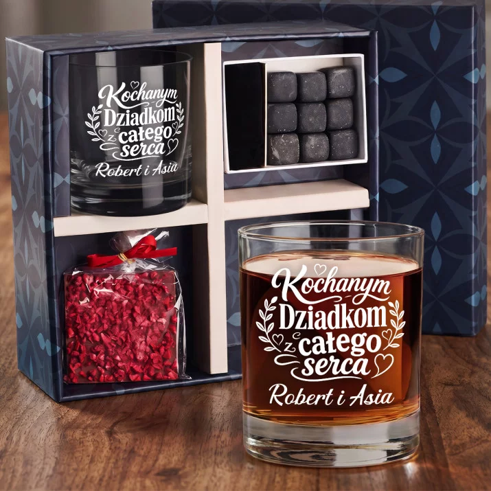 Zestaw Prezentowy Whisky Dla Dziadków Na Dzień Babci i Dziadka Dla Pary: Kochanym Dziadkom Z Zestaw Prezentowy Whisky Dla Dziadków Na Dzień Babci i Dziadka Dla Pary: Kochanym Dziadkom Z