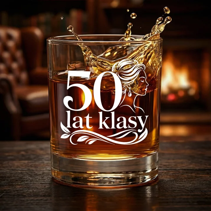 Szklanka Do Whisky Dla 50 Latki Prezent Na 50 Urodziny Dla Kobiety: 50 Lat Klasy Szklanka Do Whisky Dla 50 Latki Prezent Na 50 Urodziny Dla Kobiety: 50 Lat Klasy