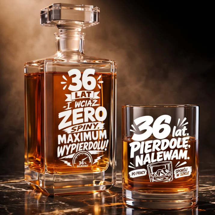 Zestaw Do Whisky Dla 36 Latka Prezent Na 35 Urodziny Dla Mężczyzny: Zero Spiny Zestaw Do Whisky Dla 36 Latka Prezent Na 35 Urodziny Dla Mężczyzny: Zero Spiny