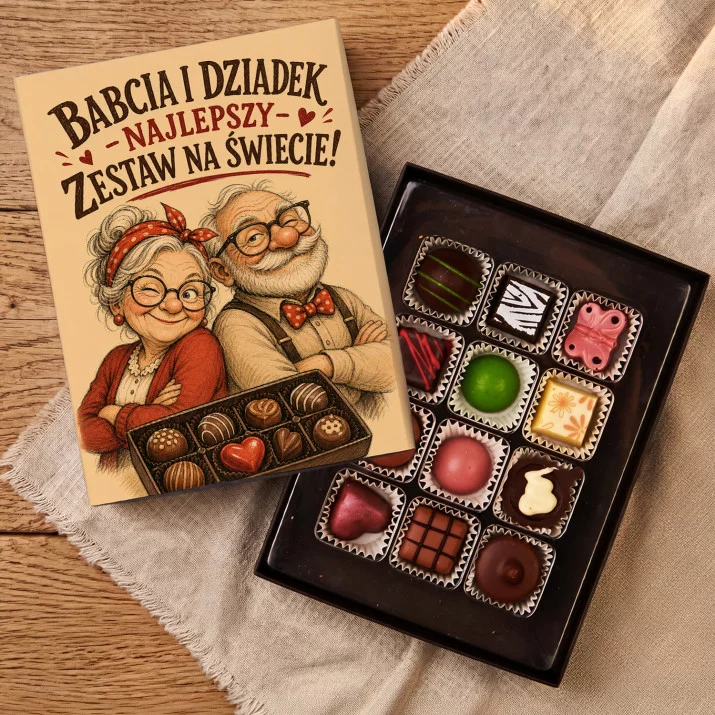 Czekoladki Dla Babci i Dziadka Prezent : Babcia I Dziadek Czekoladki Dla Babci i Dziadka Prezent : Babcia I Dziadek