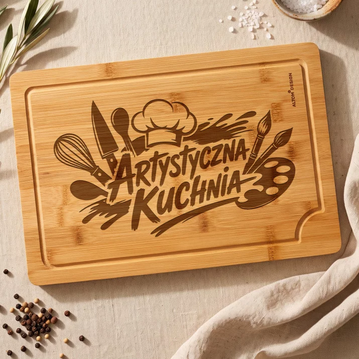 Deska Do Krojenia Dla Artystycznej Duszy Prezent Dla Kobiety: Kulinarny Manifest Deska Do Krojenia Dla Artystycznej Duszy Prezent Dla Kobiety: Kulinarny Manifest